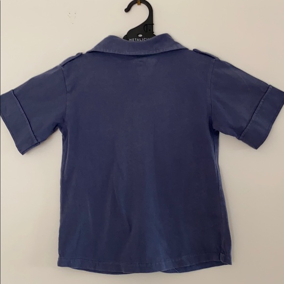 Kate Quinn Organics Blue button down shirt - Picture 2 of 5